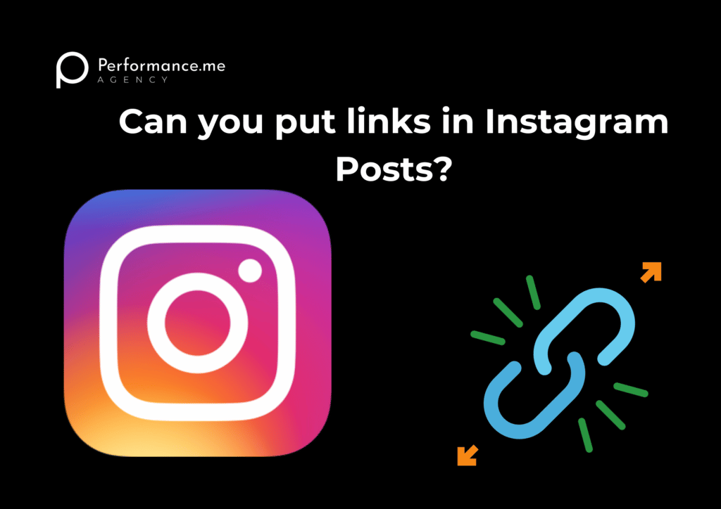 Can you put links in Instagram post?