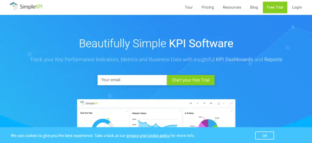 Simple KPI tracking tool